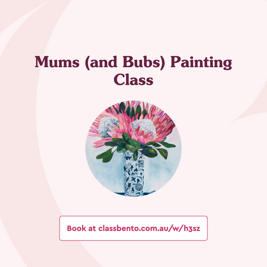 Mums and Bubs Painting Class